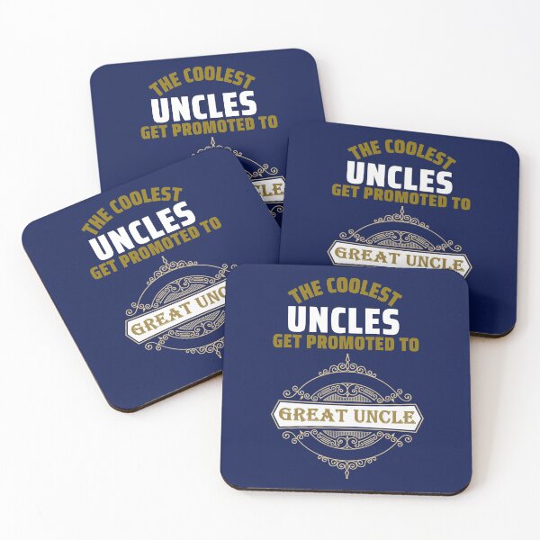 Item preview, The Coolest Uncles Get Promoted To Great Uncle designed and sold by TeesbyGinyard.