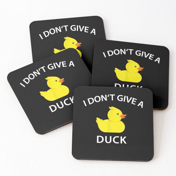 Item preview, I Don't Give A Duck Rubber Duck designed and sold by vivanbess.