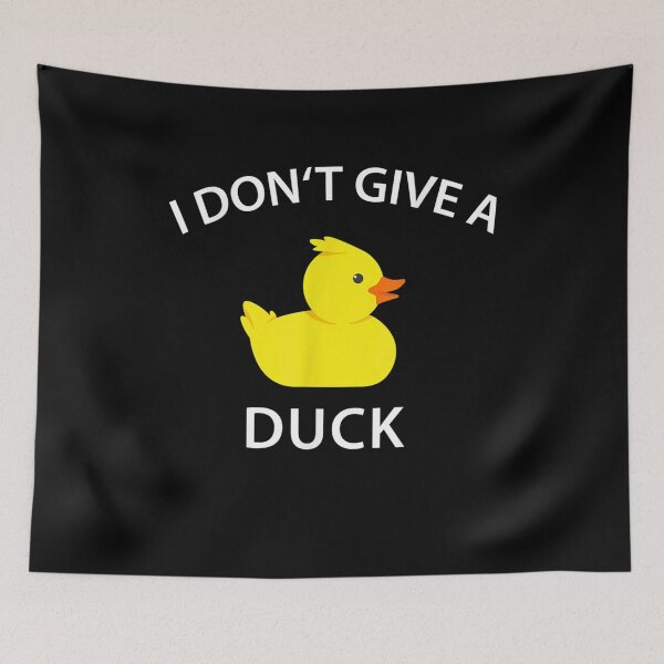 Item preview, I Don't Give A Duck Rubber Duck designed and sold by vivanbess.