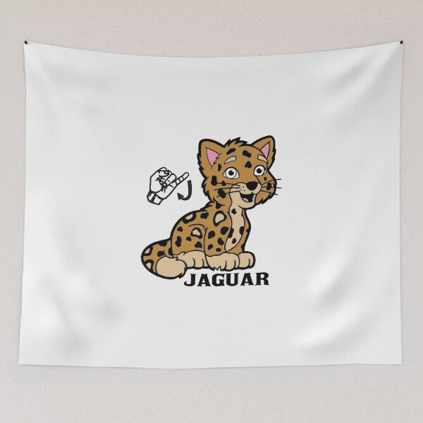 Item preview, J is for Jaguar -  ASL designed and sold by monarchgraphics.
