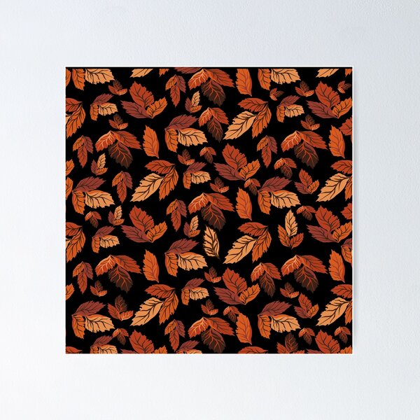 Item preview, Burnt Orange Autumn Pattern  designed and sold by dionysusgk555.