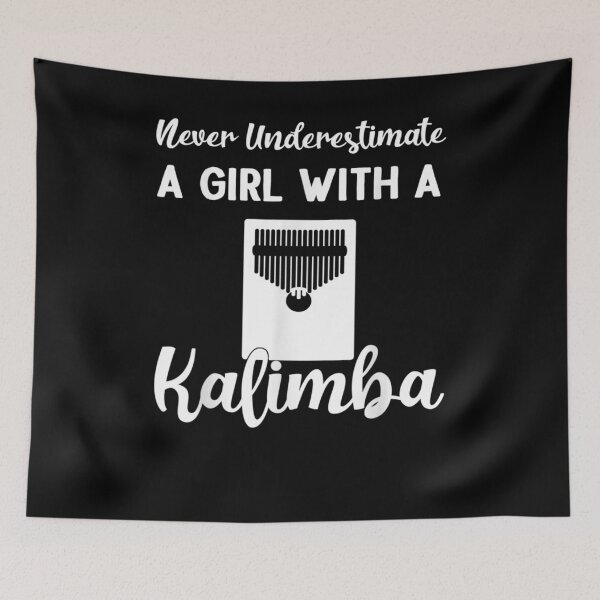 Item preview, Never Underestimated A Girl With Kalimba Piano Instru T designed and sold by vivanbess.