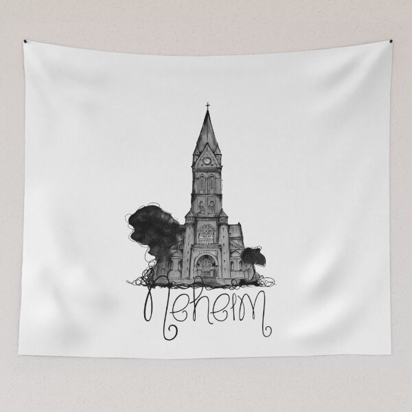 Item preview, Neheimer Dom Sauerland Urban Sketch motif designed and sold by emm-j.