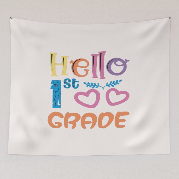 Item preview, Hello 1st grade designed and sold by omaeth303.