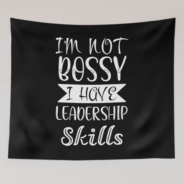Item preview, I'm not bossy i have leadership skills designed and sold by pnkpopcorn.
