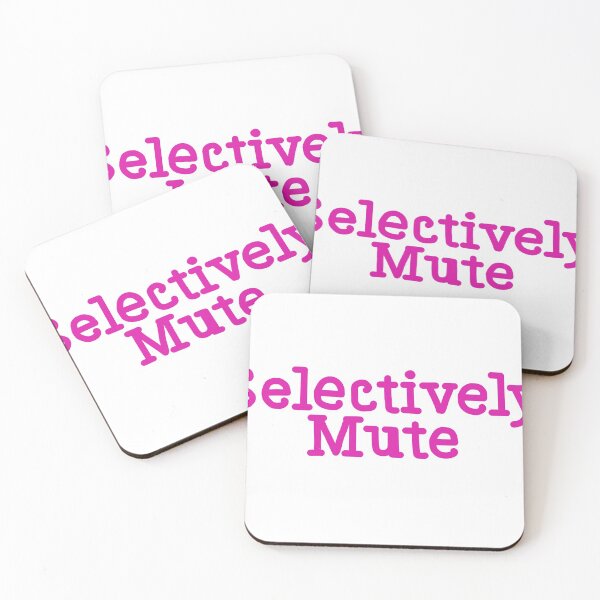 Item preview, Selectively Mute designed and sold by AAC-users-shop.
