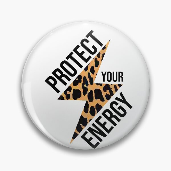Item preview, Cute Leopard Print Protect Your Energy Lightning Bolt Positive Energy Law Of Attraction Manifestation Spiritual designed and sold by goodprana3891.