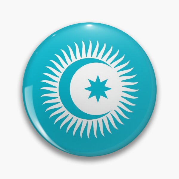 Item preview, Turkic Council Flag designed and sold by Strugatsky.