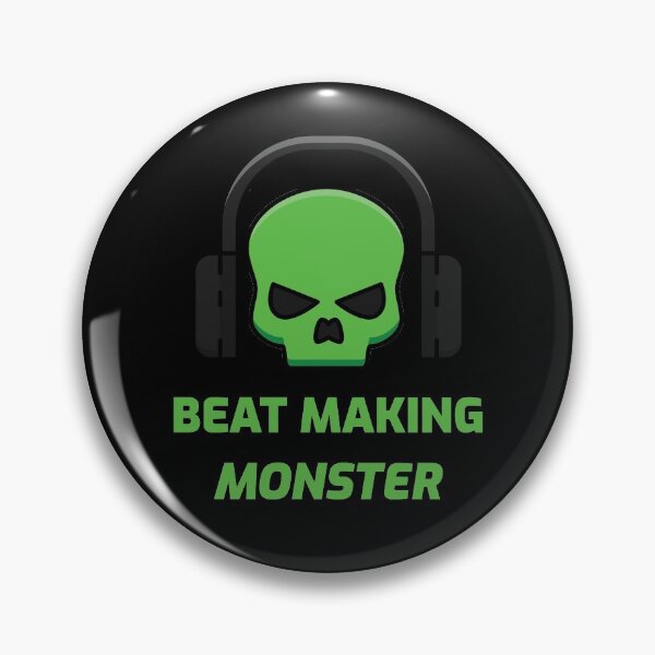 Item preview, Beat Making Monster | Bedroom Producer Green designed and sold by DanLopesMerch.