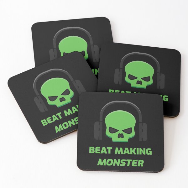 Item preview, Beat Making Monster | Bedroom Producer Green designed and sold by DanLopesMerch.