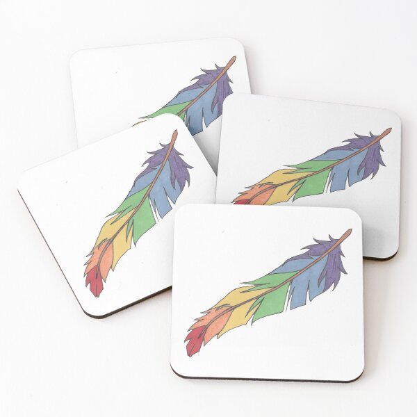 Item preview, Rainbow Feather designed and sold by VictoryJoy.