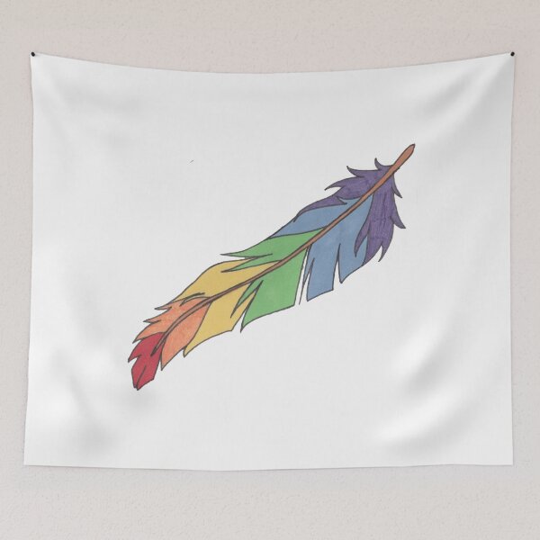 Item preview, Rainbow Feather designed and sold by VictoryJoy.
