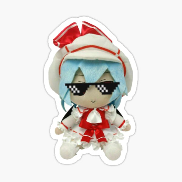 "remilia swaggy fumo " Sticker for Sale by frogs-n-stuff | Redbubble