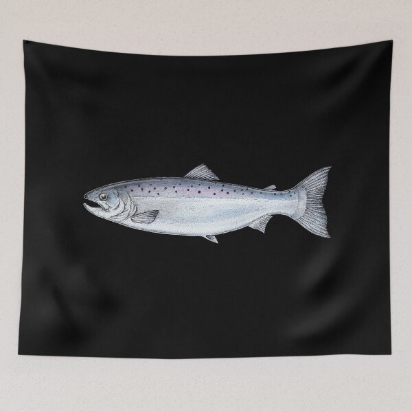 Item preview, Atlantic Salmon designed and sold by Evgenia's Fish Art.