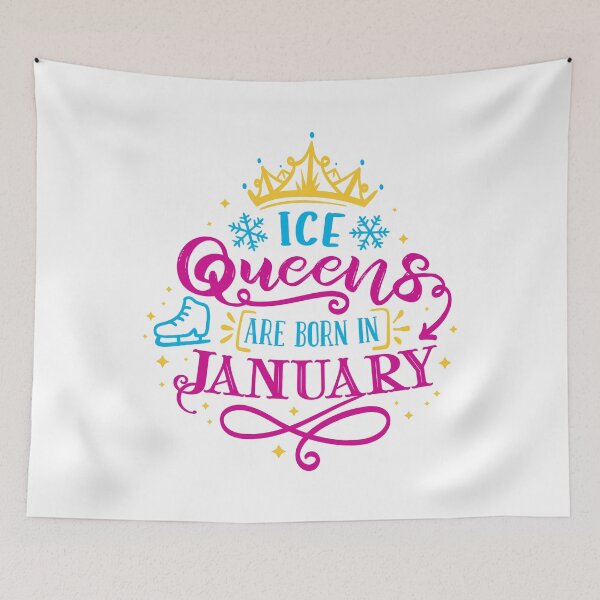 Item preview, Ice Queens Are Born In January (color version) designed and sold by TripleTriple.