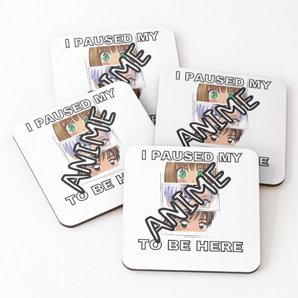 Item preview, I Paused My Anime To Be Here designed and sold by WordArtDesign.