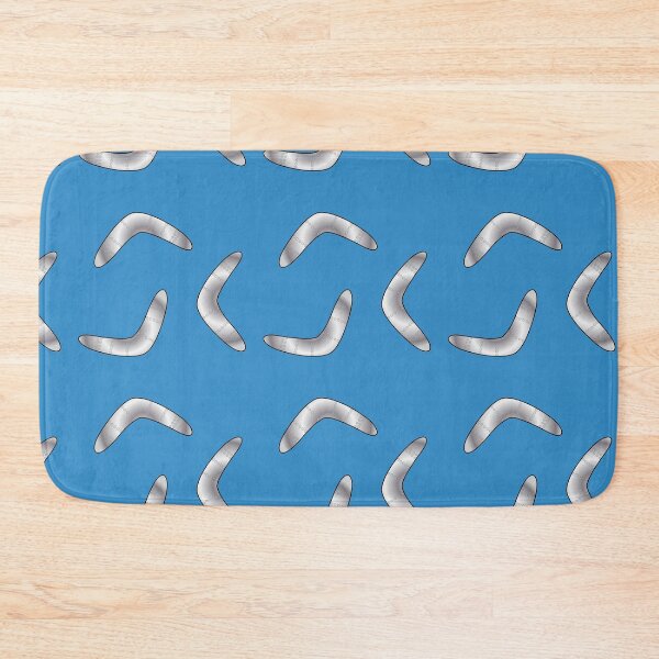 Item preview, 65 MCMLXV Cosplay Blue Metal Boomerang Pattern designed and sold by 65 MCMLXV.