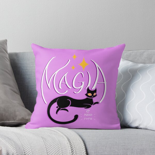 Item preview, Magia ✦ Witchy Black Cat Lettering design designed and sold by MakoFufu.