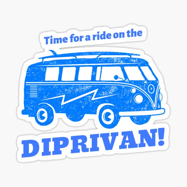 Zeit für eine Fahrt mit dem DIPRIVAN! Sticker