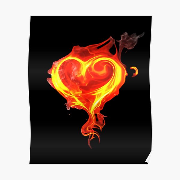 Poster Feuerherz Redbubble