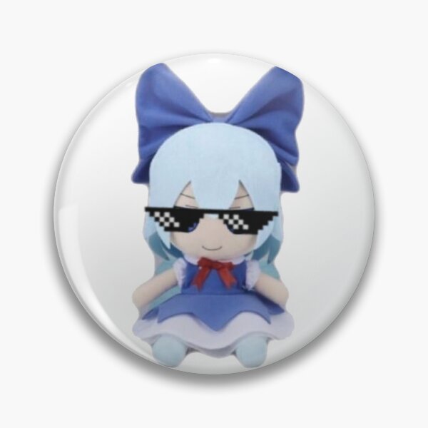 Item preview, swaggy cirno fumo designed and sold by frogs-n-stuff.