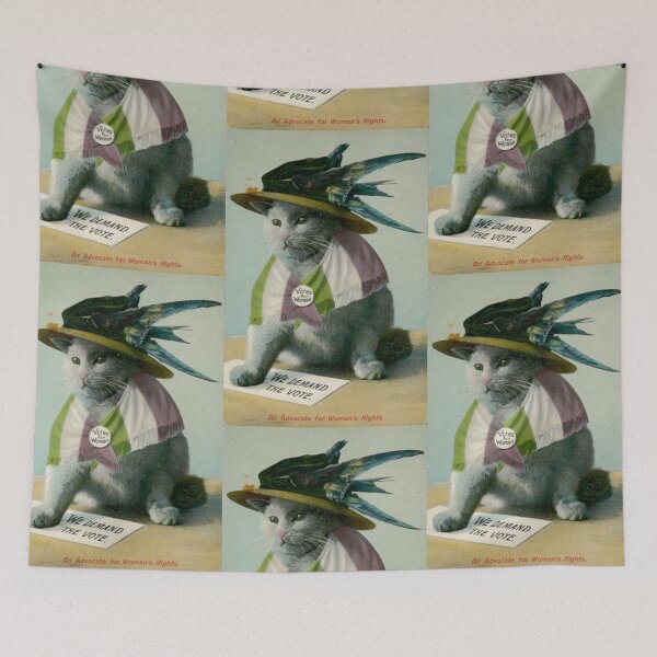 Item preview, Suffragette Kitty designed and sold by Leafyblues.