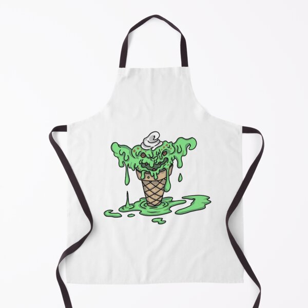 Item preview, Gremlins pistachio ice cream cone Stripe designed and sold by LoganMDesigns.