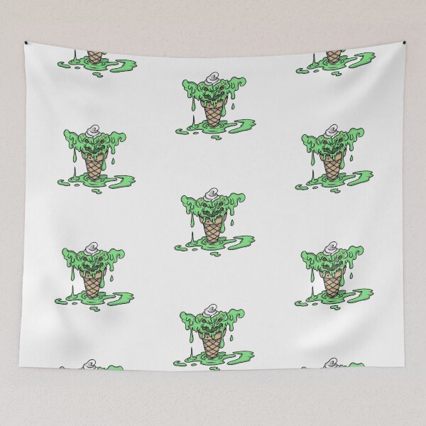 Item preview, Gremlins pistachio ice cream cone Stripe  designed and sold by LoganMDesigns.