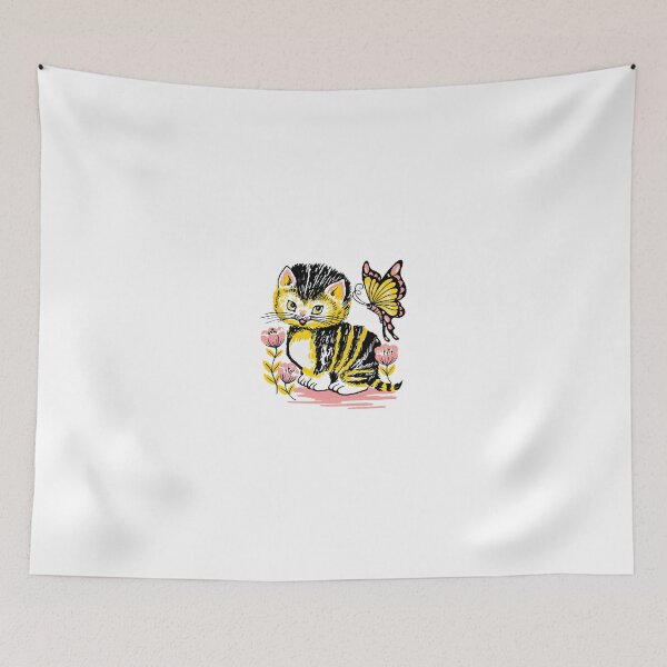Item preview, Cat with butterly  designed and sold by TheDillen.