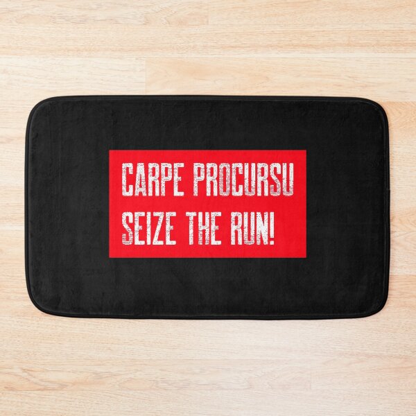 Item preview, Carpe Procursu - Sieze the Run designed and sold by Marathon-Runner.
