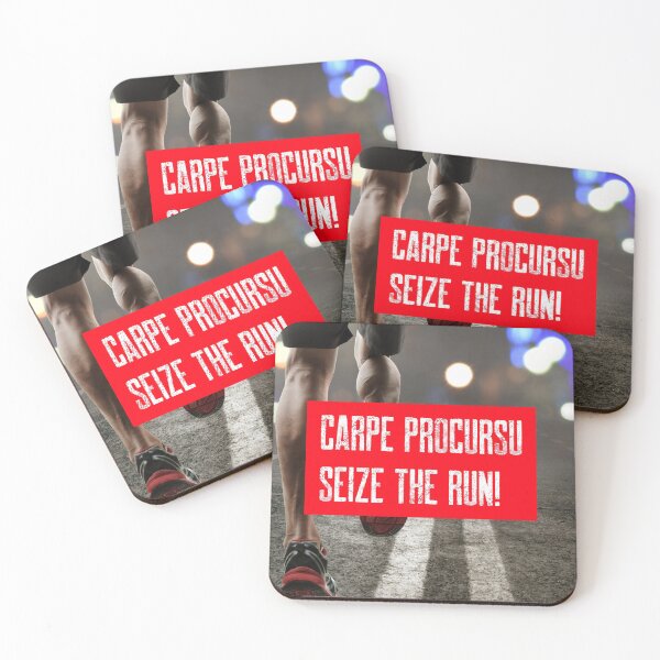 Item preview, Carpe Procursu - Sieze the Run designed and sold by Marathon-Runner.