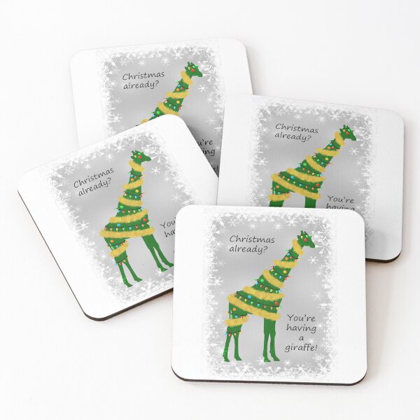 Item preview, Christmas giraffe designed and sold by GeoCreate.