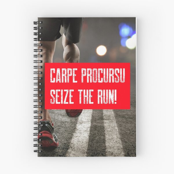Item preview, Carpe Procursu - Sieze the Run designed and sold by Marathon-Runner.