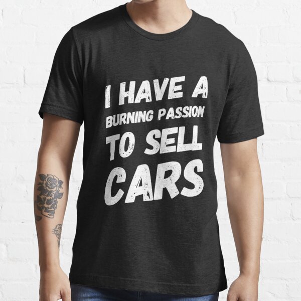 Funny car salesman saying red sports car gifts' Men's T-Shirt