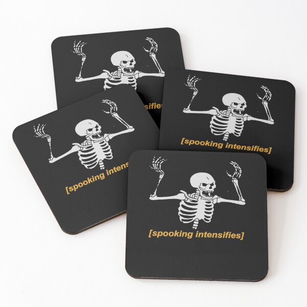 Item preview, Spooking Intensifies Spooky Scary Skeleton Meme designed and sold by Cameron Walter.