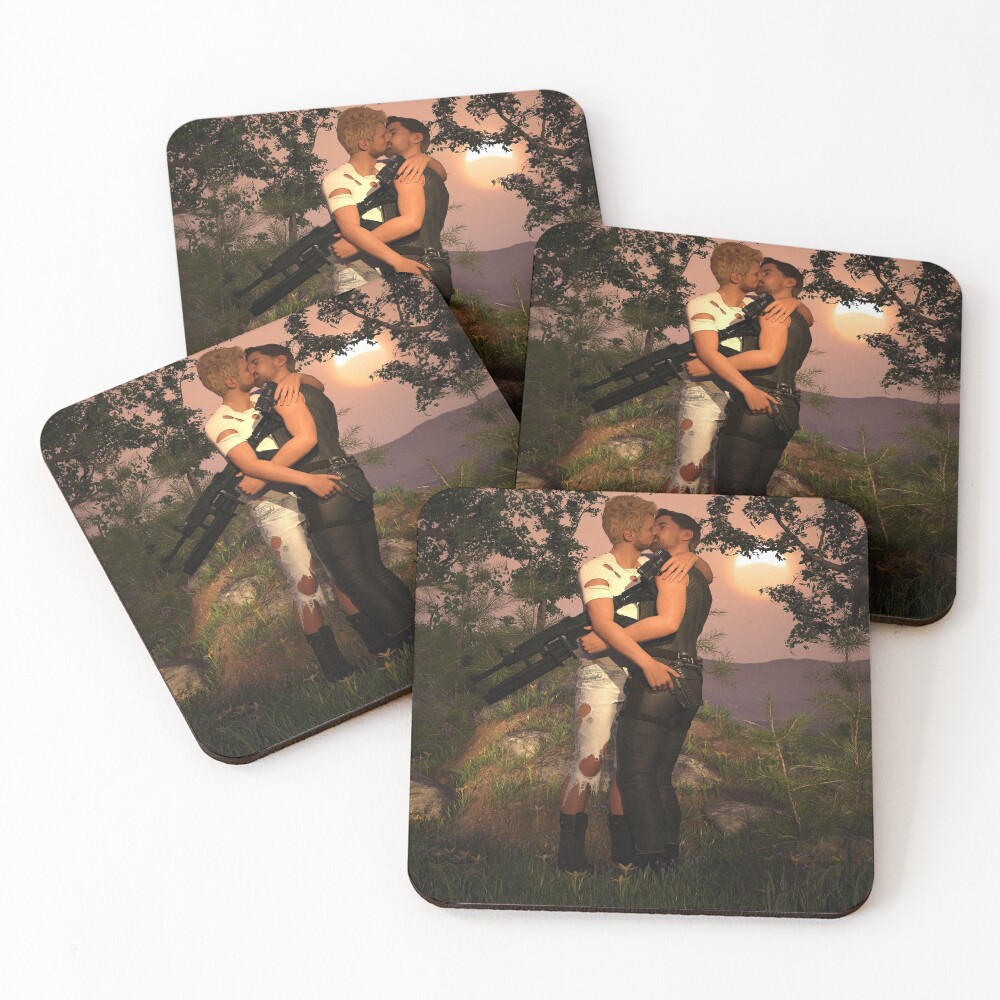 Item preview, Coasters (Set of 4) designed and sold by RexRedLGBTQ.