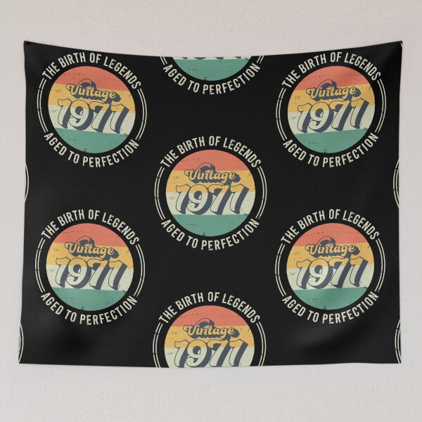 Item preview, Vintage 1971, 50th Birthday The Birth Of Legends designed and sold by Cameron Walter.
