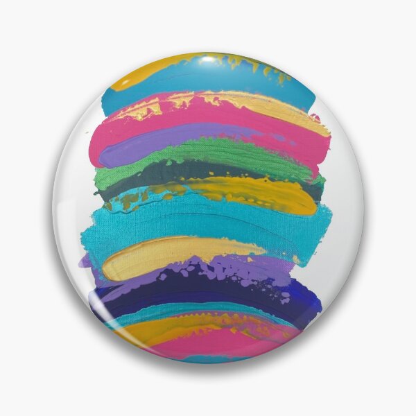 Item preview, Colorful Abstract Cairn, Stacked Paint Swipes designed and sold by Adelle Smith.
