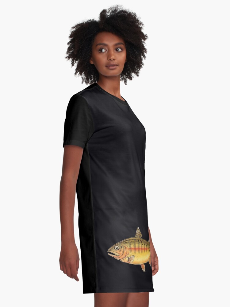 Alternate view of Golden Trout Graphic T-Shirt Dress