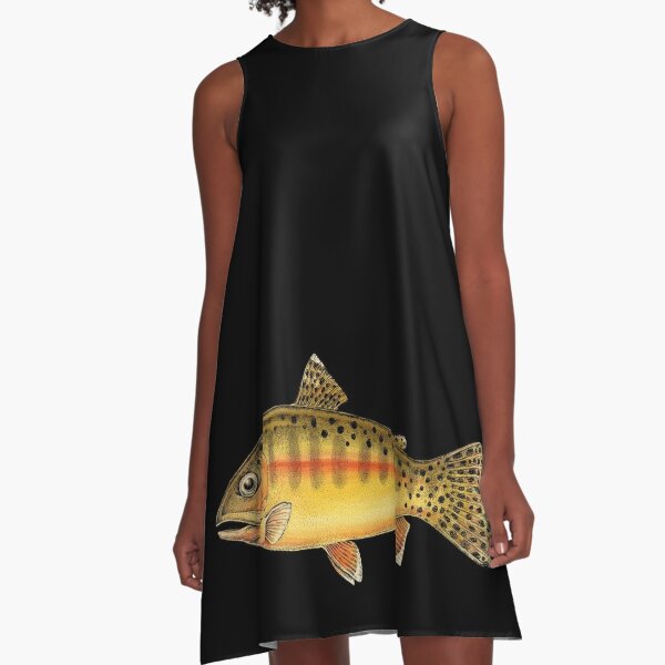 Rainbow Trout (Oncorhynchus Mykiss) Trout A-Line Dress | Redbubble