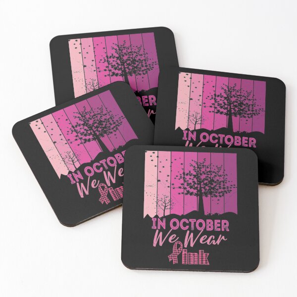 Item preview, In October We Wear Pink - Fall season - Breast Cancer Survivor Pink Ribbon designed and sold by Cameron Walter.