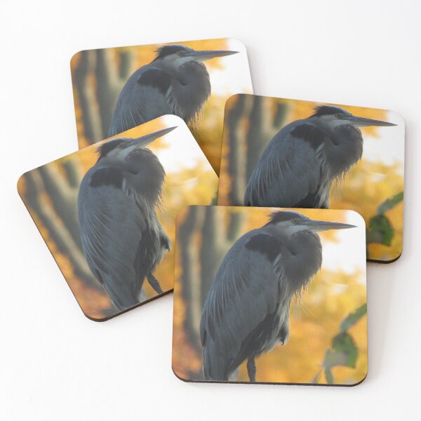 Item preview, Great Blue Heron Standing on a Branch - Fall Colors - The Vicskburg Collection designed and sold by Sam Morrison.