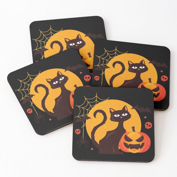 Artikelvorschau, Halloween Katze - Süßes Design entworfen und verkauft von PandaSoul.