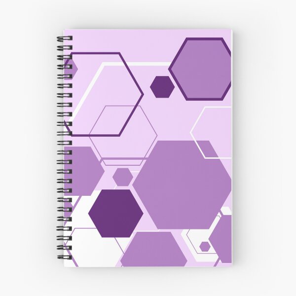 Item preview, Purple hexagon shapes abstract background designed and sold by RinaGArt.