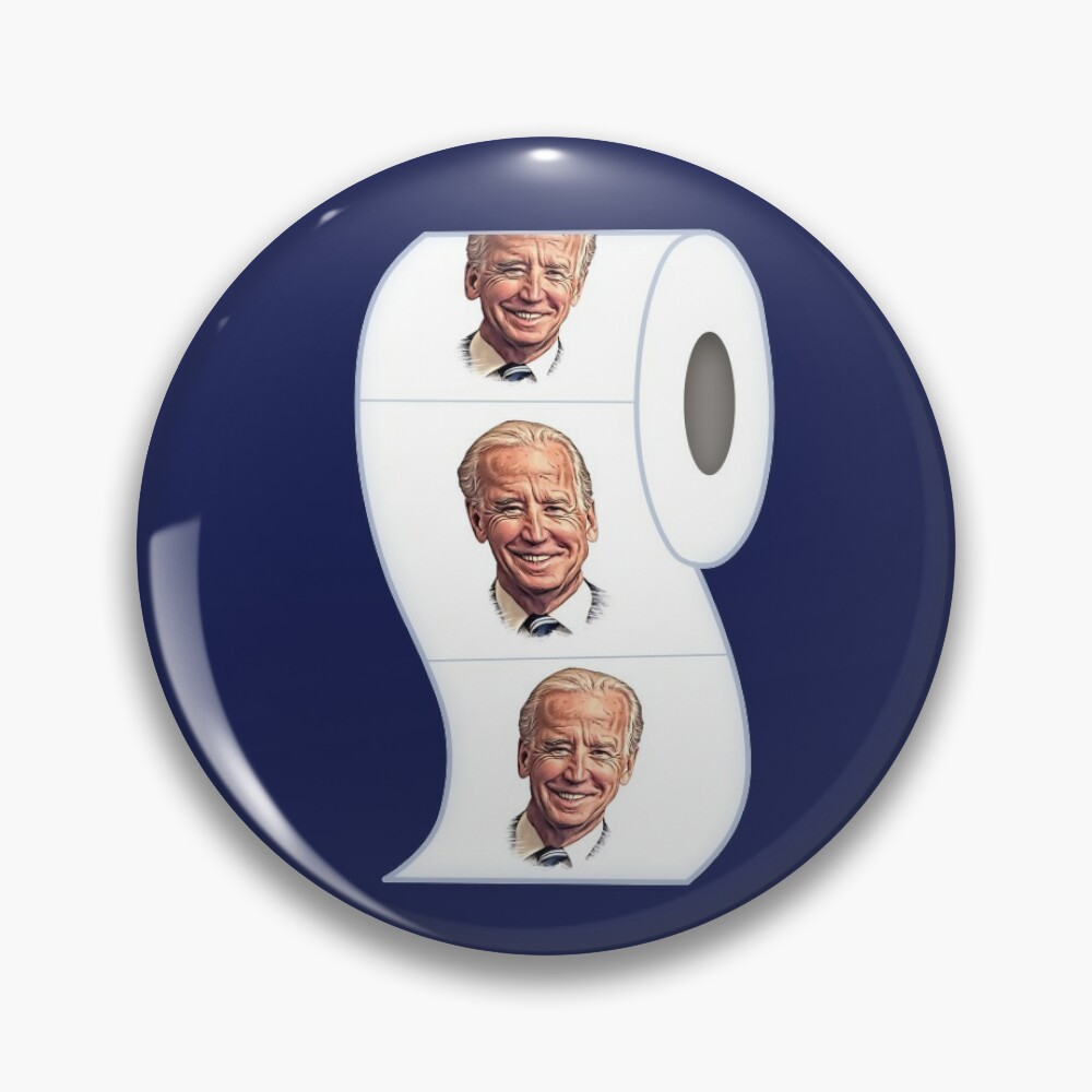 Joe Biden Cartoon Toilet Paper Art Board Print for Sale by carolina1