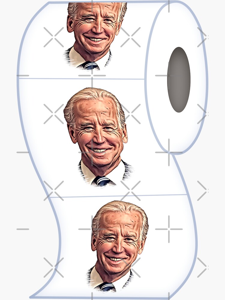 Joe Biden Jumpscare Sticker for Sale by smokelessmeth