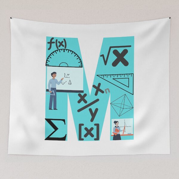 Item preview, M letter design 2021(M for Math) designed and sold by YSINSHOP ⭐⭐⭐⭐⭐.