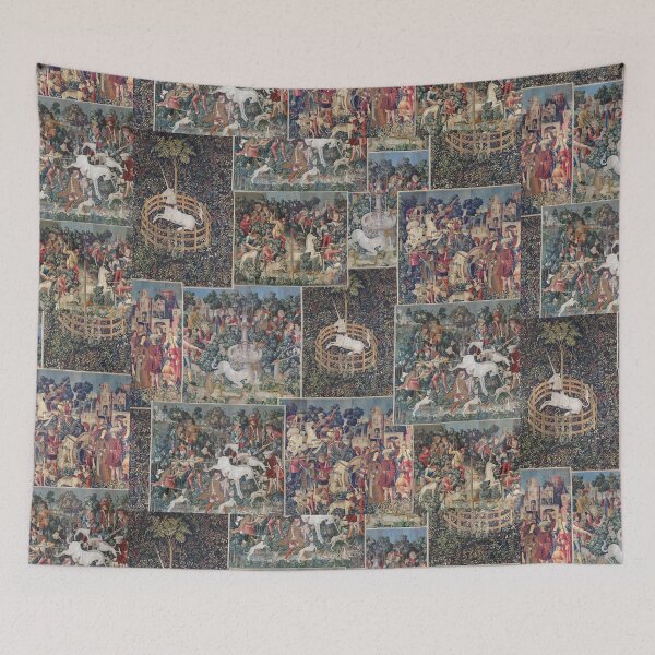 Item preview, The Unicorn Tapestries Cottagecore  designed and sold by ZephyrusDesigns.