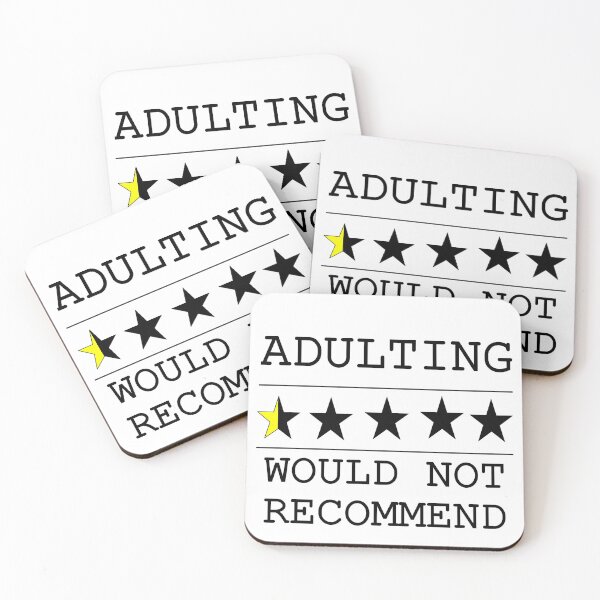 Item preview, Adulting Would Not Recommend designed and sold by Rulaly.