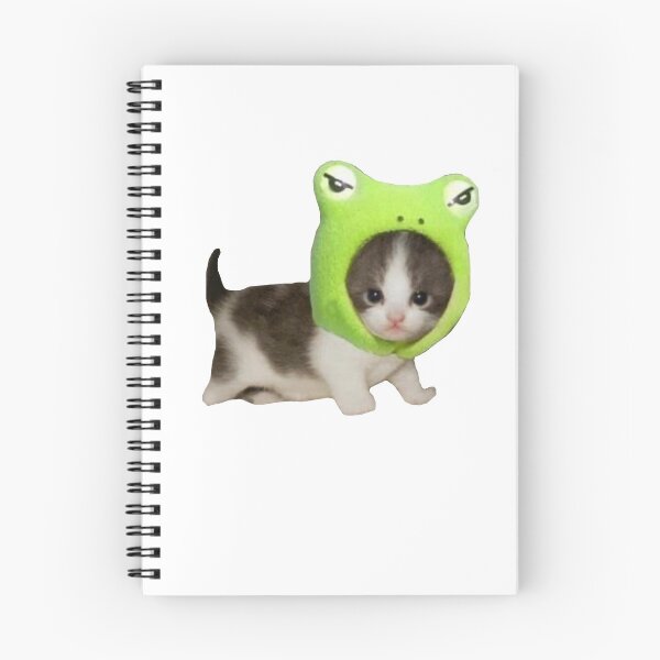 Item preview, little baby frog cat kitten  designed and sold by nebulapetal.
